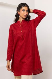 UAE -Dobby Dyed Embellished Shirt GLS-24-06