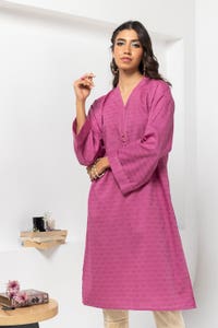 UAE -Dobby Dyed Embellished Shirt GLS-24-07