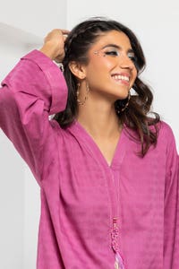 UAE -Dobby Dyed Embellished Shirt GLS-24-07
