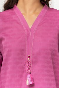 UAE -Dobby Dyed Embellished Shirt GLS-24-07