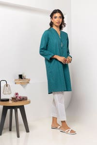UAE -Dobby Dyed Embellished Shirt GLS-24-08