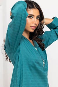 UAE -Dobby Dyed Embellished Shirt GLS-24-08