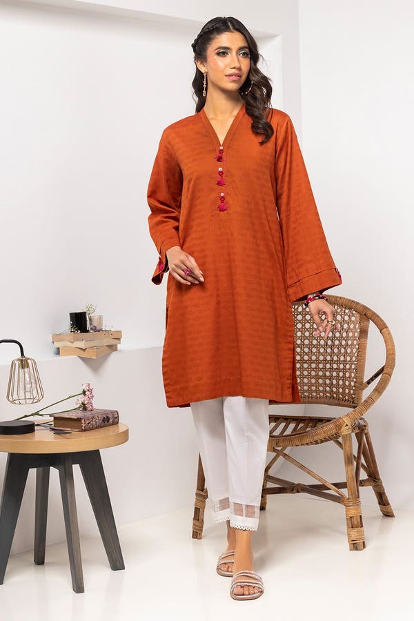 UAE -Dobby Dyed Embellished Shirt GLS-24-09