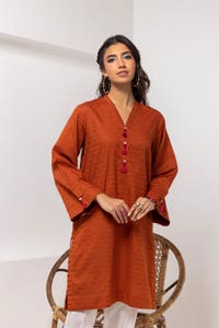 UAE -Dobby Dyed Embellished Shirt GLS-24-09
