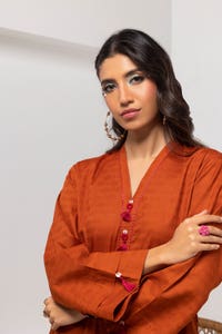 UAE -Dobby Dyed Embellished Shirt GLS-24-09