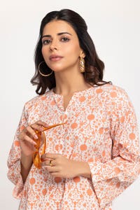 UAE -Cambric Block Printed Shirt GLS-24-137