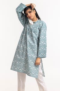 UAE -Cambric Block Printed Shirt GLS-24-138