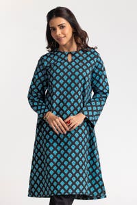 UAE -Cambric Block Printed Shirt GLS-24-140