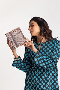 UAE -Cambric Block Printed Shirt GLS-24-140