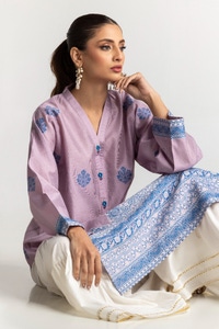 UAE -Dyed Khadi Jacquard Shirt GLS-24-14
