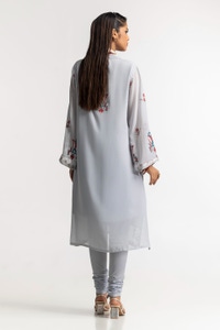 UAE -Dyed Foil Print Light Georgette Shirt GLS-24-30 