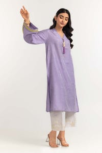 UAE -Dyed Self Jacquard Embroidered Shirt GLS-24-42