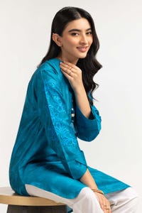 UAE -Dyed Self Jacquard Embroidered Shirt GLS-24-44