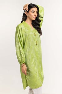 UAE -Dyed Self Jacquard Embelished Shirt GLS-24-47