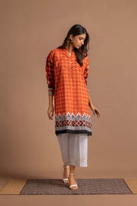 UAE -Digital Print Cambric Shirt GLS-24-48