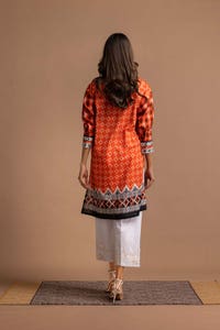 UAE -Digital Print Cambric Shirt GLS-24-48