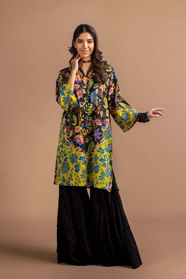 UAE -Digital Print Cambric Shirt GLS-24-53