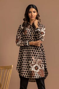 UAE -Digital Print Cambric Shirt GLS-24-54