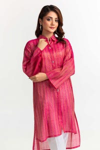 UAE -Yarn Dyed Embellished Shirt GLS-24-58