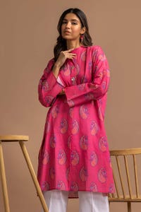UAE -Digital Print Cambric Shirt GLS-24-61