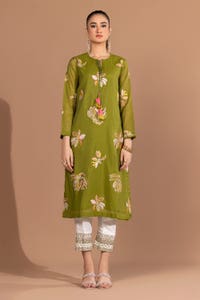 UAE -Cotton Silk Embroidered Shirt GLS-24-71