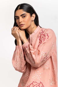 UAE -Dyed Cottonsilk Embroidered Shirt GLS-24-72
