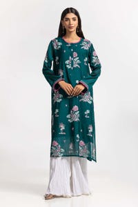 UAE -Dyed Cottonsilk Embroidered Shirt GLS-24-73