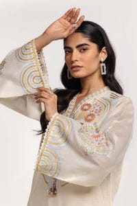 UAE -Dyed Cottonsilk Embroidered Shirt GLS-24-75