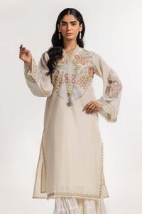 UAE -Dyed Cottonsilk Embroidered Shirt GLS-24-75