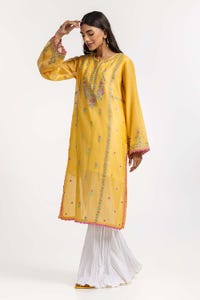 UAE -Dyed Cottonsilk Embroidered Shirt GLS-24-76