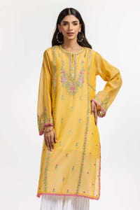 UAE -Dyed Cottonsilk Embroidered Shirt GLS-24-76
