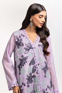UAE -Dyed Cottonsilk Embroidered Shirt GLS-24-77