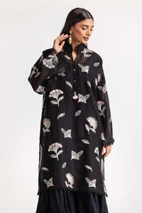 UAE -Dyed Cottonsilk Embroidered Shirt GLS-24-78