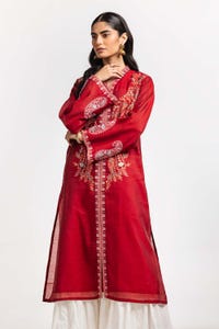 UAE -Dyed Cottonsilk Embroidered Shirt GLS-24-79