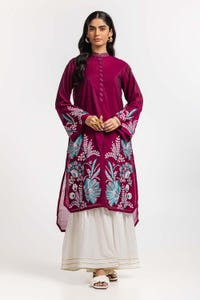 UAE -Dyed Cottonsilk Embroidered Shirt GLS-24-80