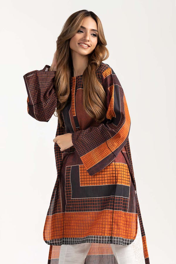 UAE -Digital Printed Cambric Shirt GLW-21-62 DP