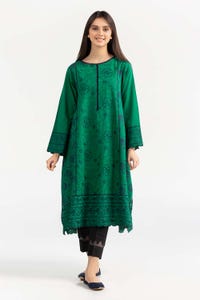 UAE -Screen Printed and Embroidered Cambric Shirt GLW-21-92