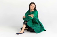 UAE -Screen Printed and Embroidered Cambric Shirt GLW-21-92