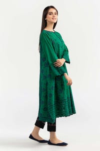 UAE -Screen Printed and Embroidered Cambric Shirt GLW-21-92