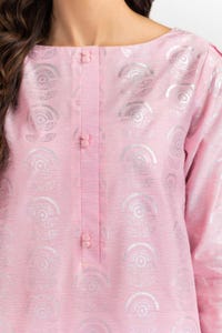 UAE -Foil Print Slub Shirt GLW-22-62