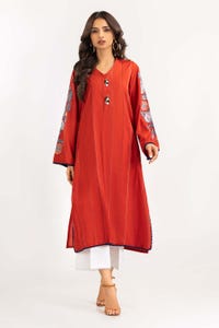 UAE -Embroidered Cambric Shirt GLW-22-90