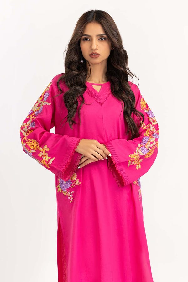 UAE -Embroidered Cambric Shirt GLW-22-91