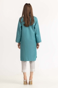 UAE -Dyed Cotton Chambray Embroidered Shirt GLW-23-01