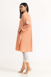 UAE -Dyed Cotton Chambray Embroidered Shirt GLW-23-02