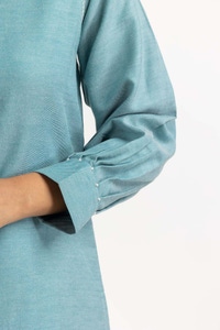 UAE -Dyed Cotton Chambray Embroidered Shirt GLW-23-04