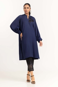 UAE -Dyed Georgette Embroidered Shirt GLW-23-13