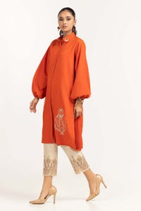 UAE -Dyed Georgette Embroidered Shirt GLW-23-14