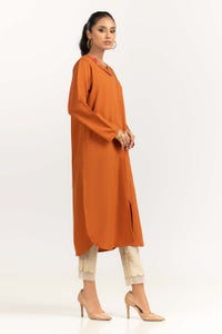 UAE -Dyed Georgette Embroidered Shirt GLW-23-17