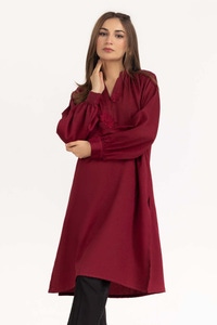 UAE -Dyed Georgette Embroidered Shirt GLW-23-18