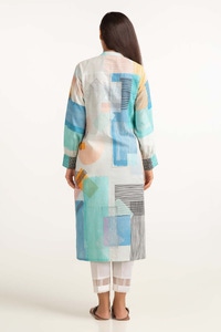 UAE -Digital Print Khaddar Shirt GLW-23-20